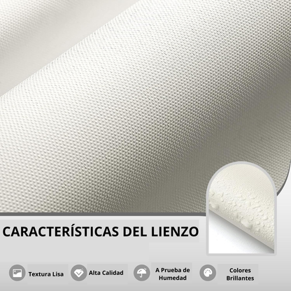 Lienzo Decorativo de Piloto de Carreras